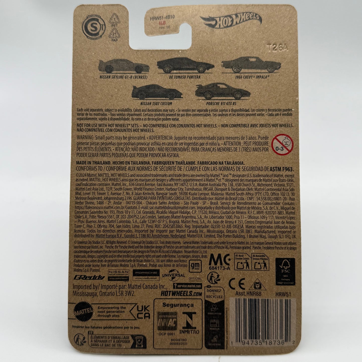 Nissan Skyline GTR R33 - Brian O’Conner 1/5 Fast & Furious