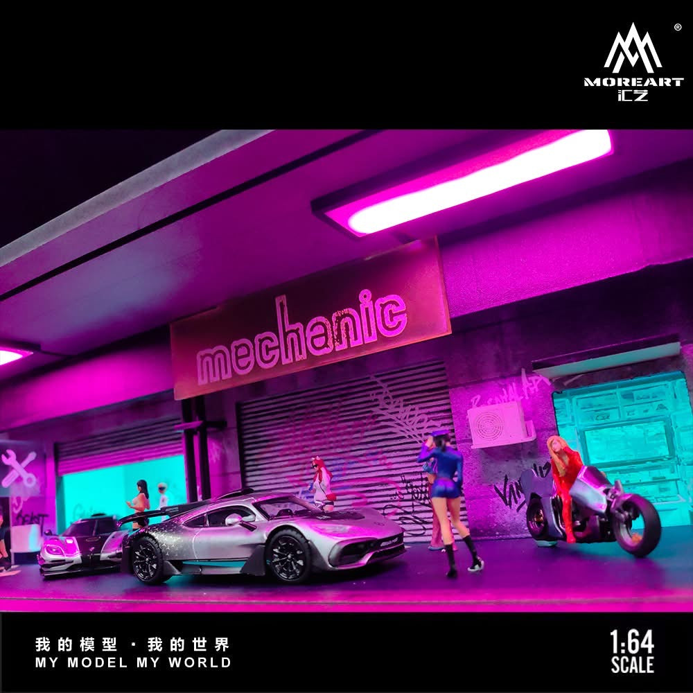 Cyberpunk 02 Light Version Assembly Scene - MoreArt