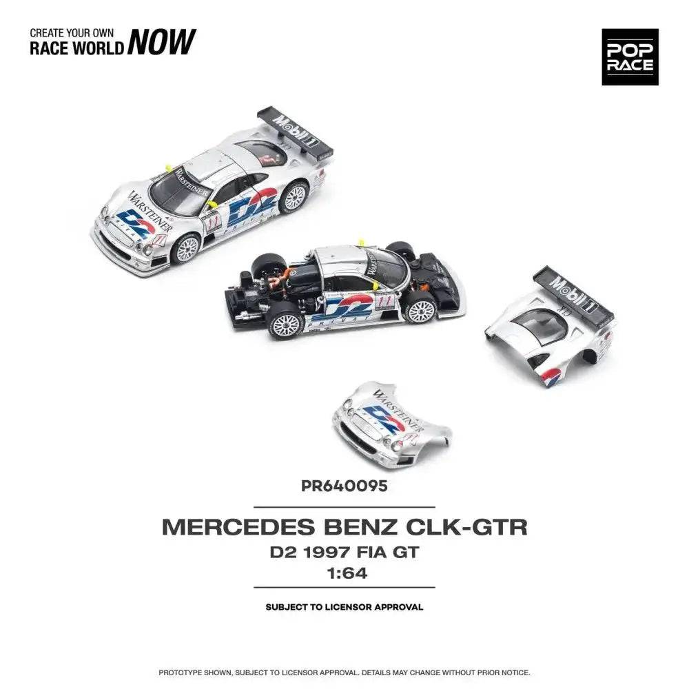 Mercedes-Benz CLK AMG GTR - 1997 FIA GT D2 Privat Pop Race 1:64