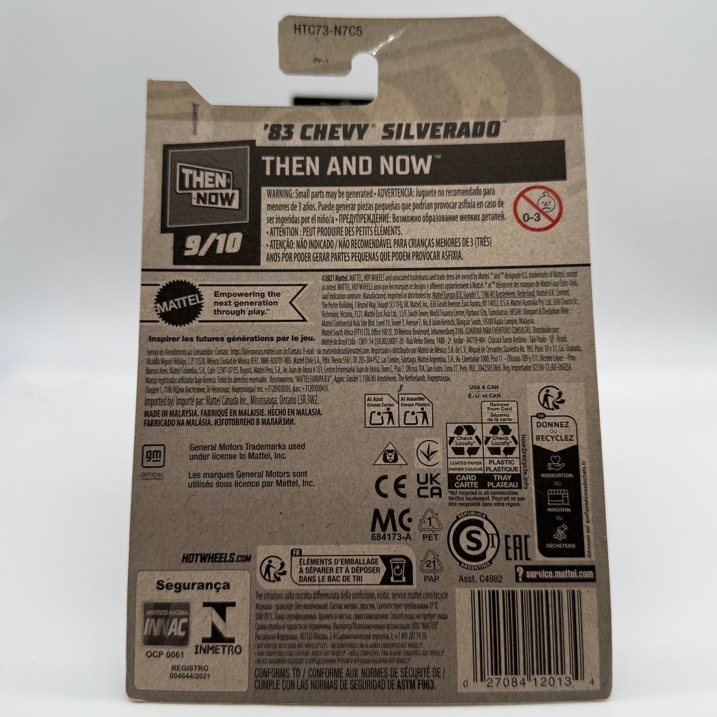 ‘83 Chevy Silverado - THEN AND NOW 9/10 Hotwheels Mainline