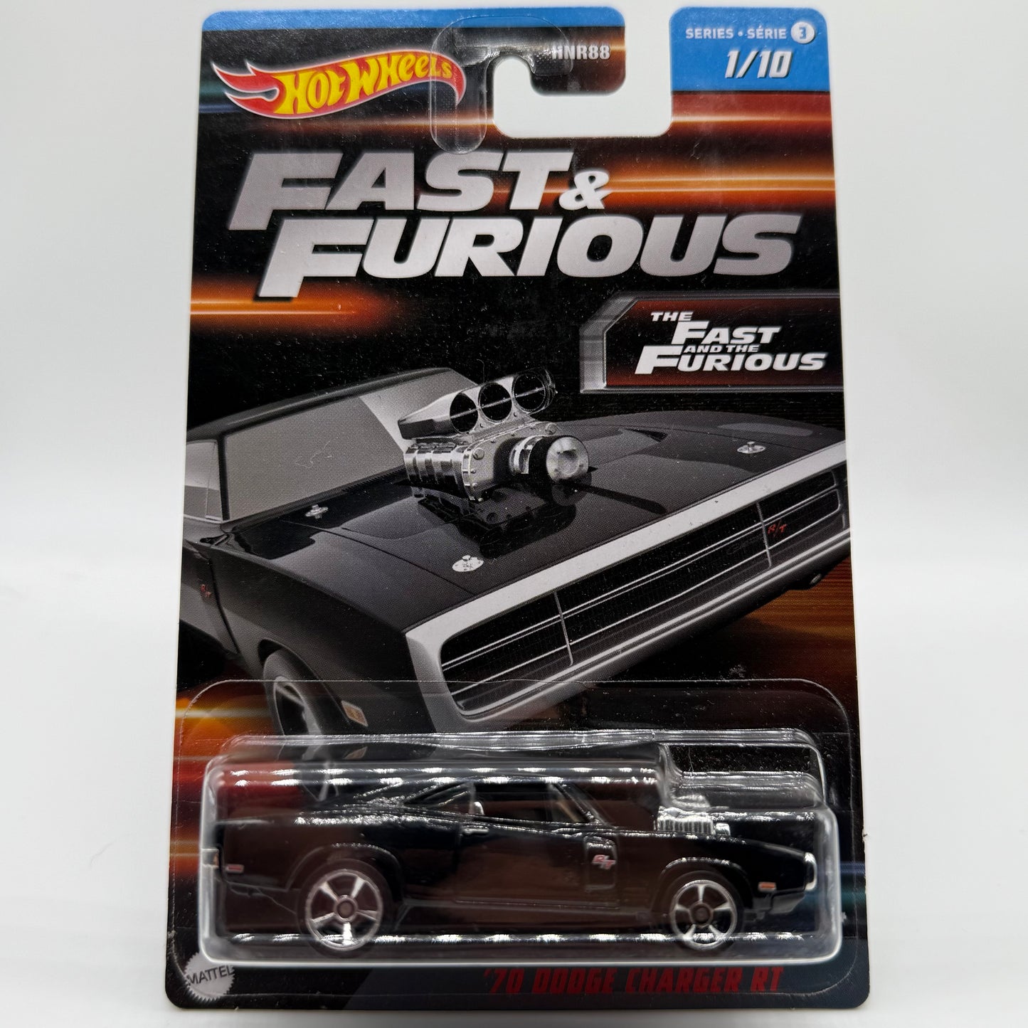 ‘70 Dodge Charger RT - Fast & Furious SERIES 3 1/10 Hotwheels Themed Set