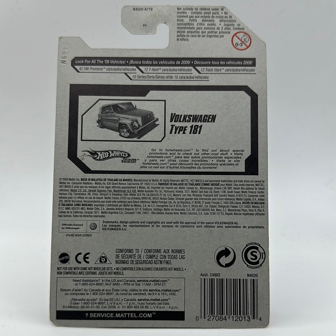 Volkswagen Type 181 HW Premiere ‘09 Hotwheels Mainline 017/166