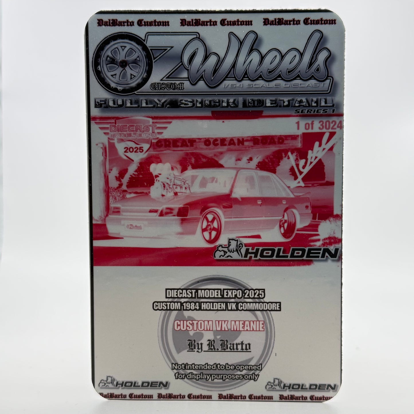 Custom VK Meanie - “DalBarto Custom” Ozwheels Diecast Model Expo 1:64