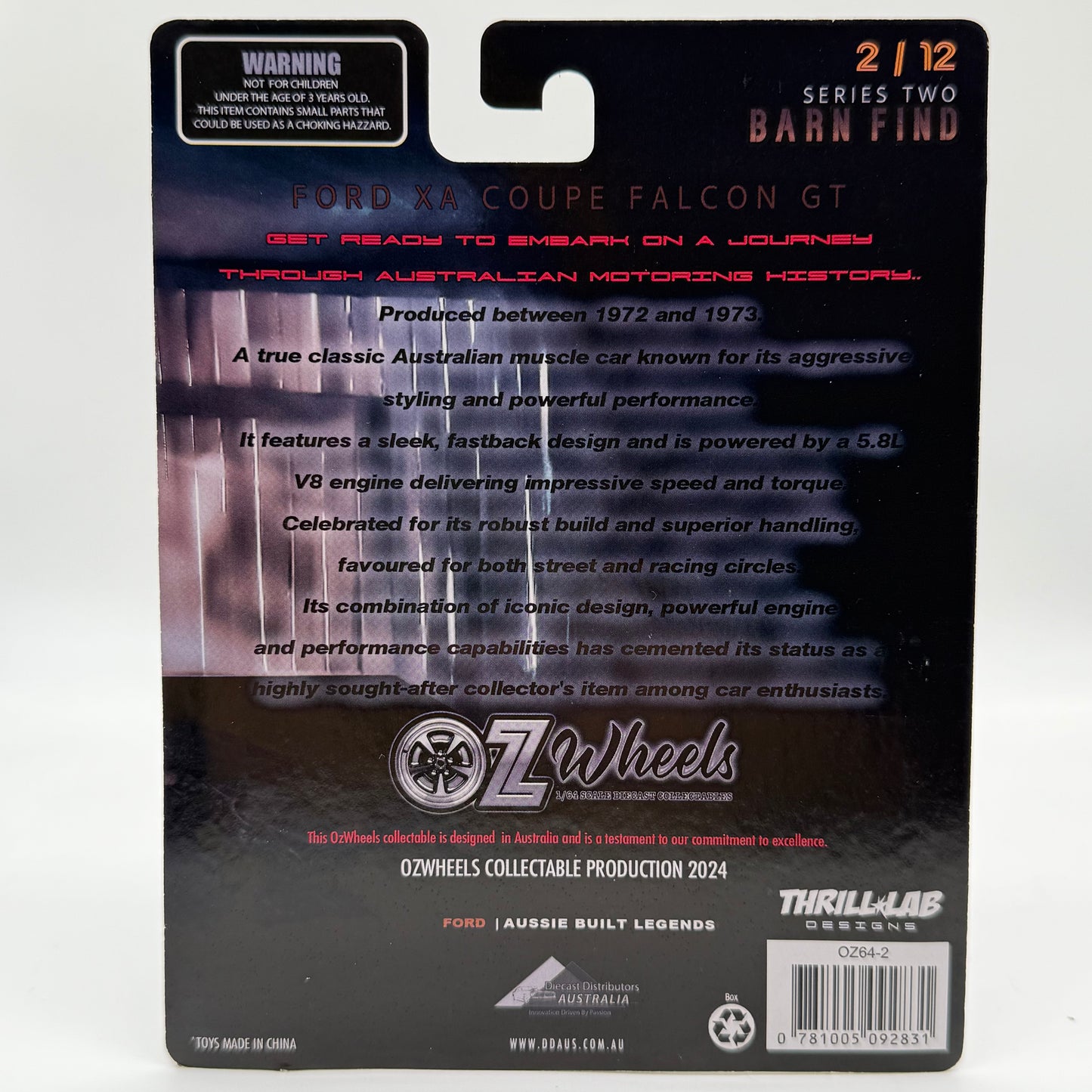 Ford XA Coupe Falcon GT - Series 2 Barn Find OZWHEELS