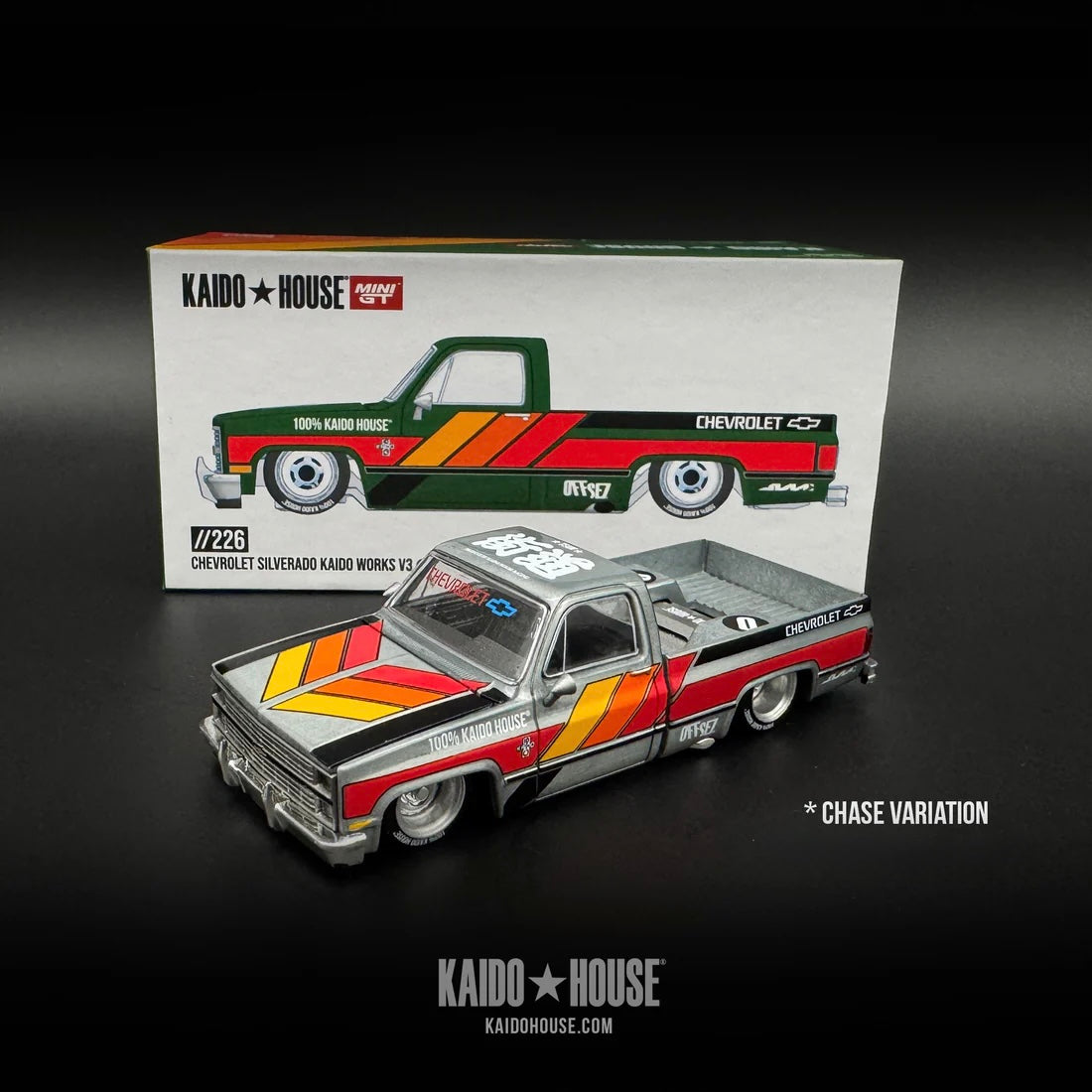 Chevrolet Silverado Kaido Works® V3 *CHASE Variant* Kaido House x Mini GT