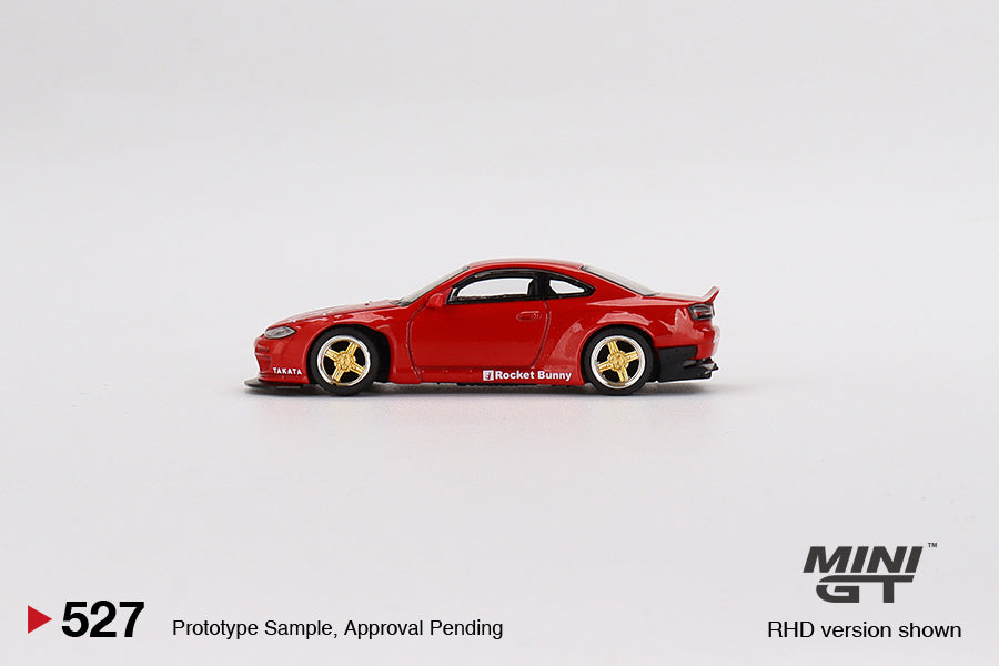 Nissan Silvia (S15) Rocket Bunny Red 1:64 Scale