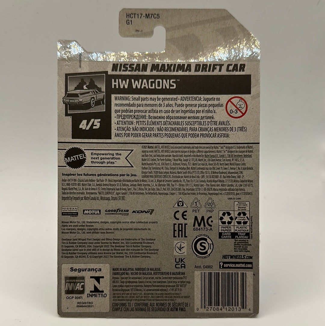 Nissan Maxima Drift Car (HW Wagons) 4/5 Hotwheels Mainline 214/250