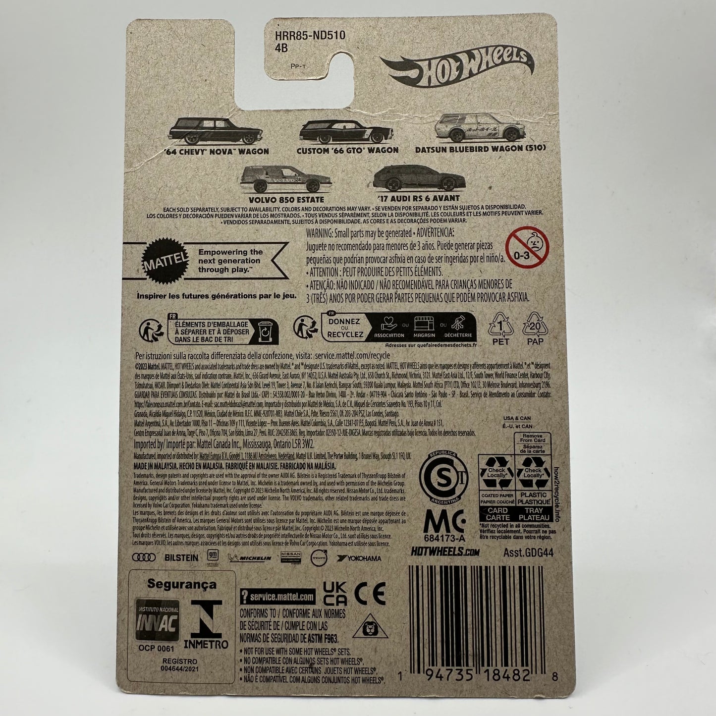 Hot Wagons ‘17 Audi RS 6 Avant Hotwheels Mainline 5/5 CHECK CONDITION