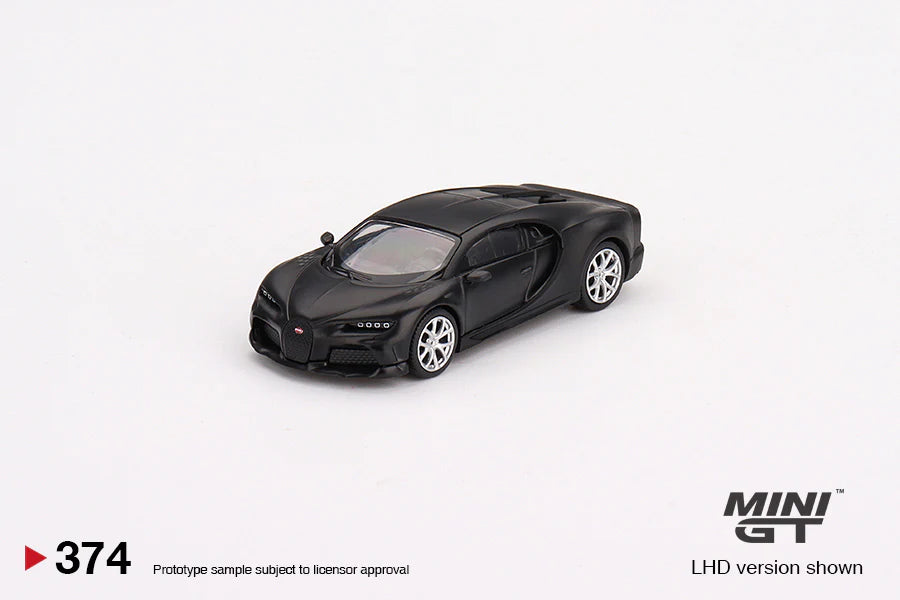 Bugatti Chiron Super Sport 300+ (Matte Black) Scale 1:64 Mini GT