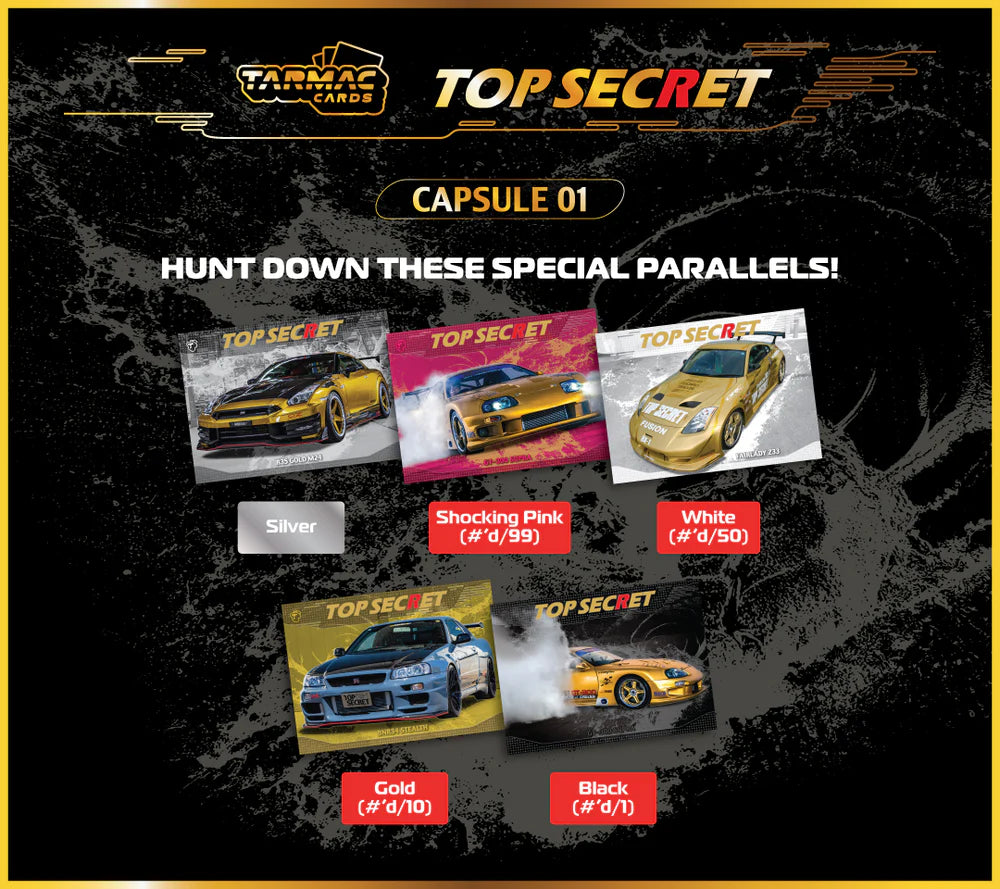 Top Secret Capsule 01 (Box) - Tarmac Cards