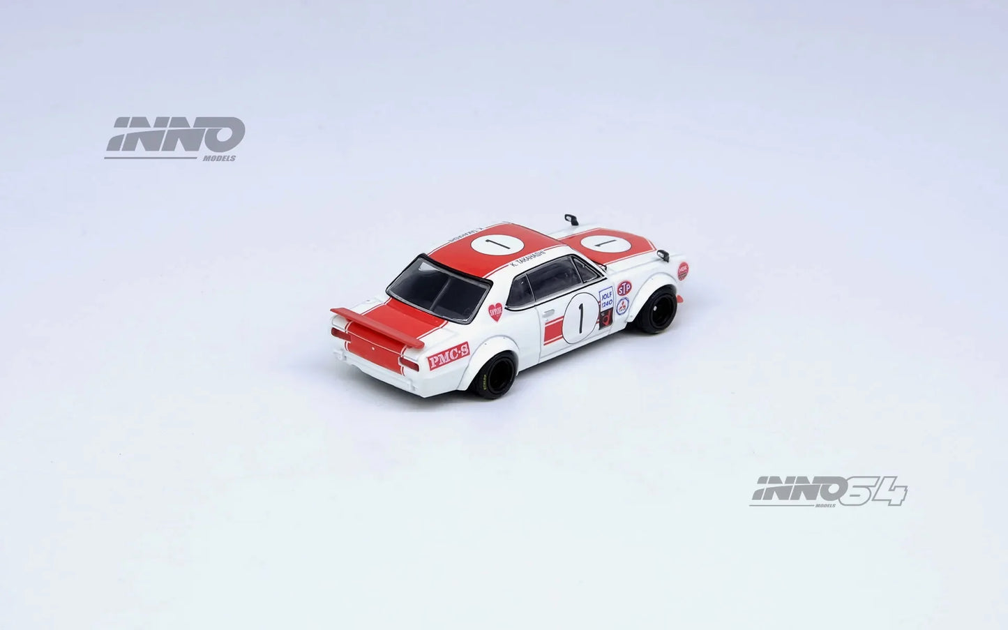 Nissan Skyline 2000 GT-R KPGC10 #1 1:64 – INNO64 Takahashi Kunimitsu Fuji Masters 1971