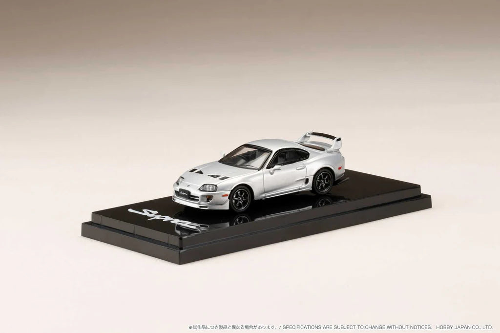TOYOTA SUPRA RZ (A80) JDM STYLE (SILVER METALLIC) HOBBY JAPAN 1:64