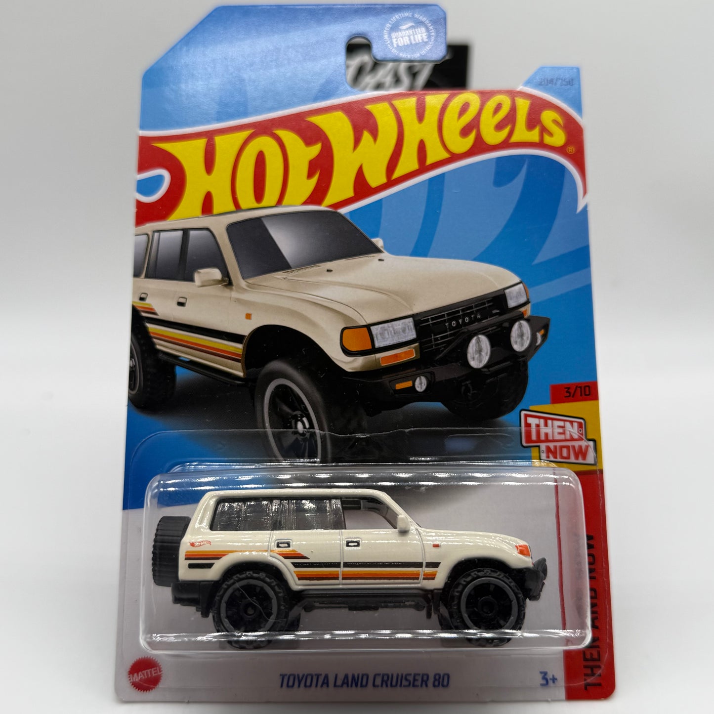 Toyota Land Cruiser 80 - Then and Now 3/10 Hotwheels Mainline 91/250