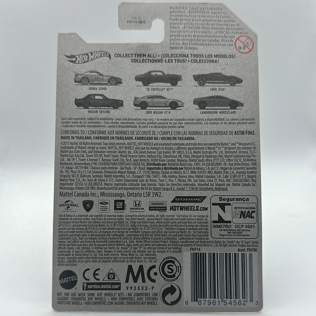 2009 Nissan GT-R - FAST & FURIOUS 5/6 Hotwheels Mainline Themed