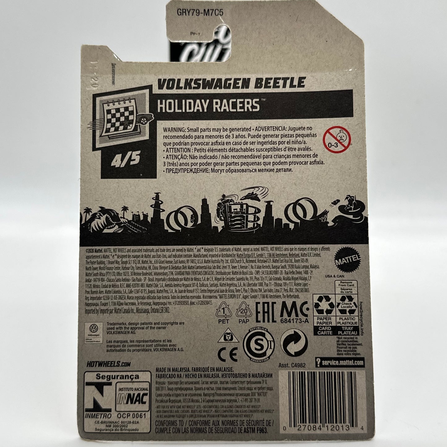 Volkswagen Beetle VALENTINES DAY LOVE 2021 - Holiday Racers 4/5 Hotwheels Mainline 96/250 *Check Condition*