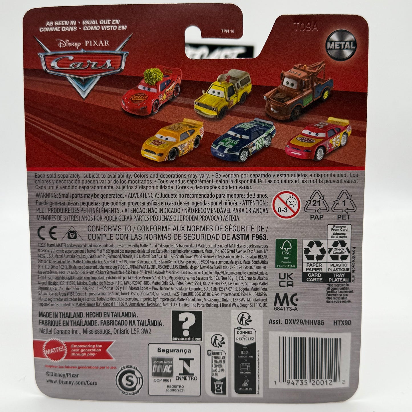 Wingo - CARS Disney Pixar Mattel