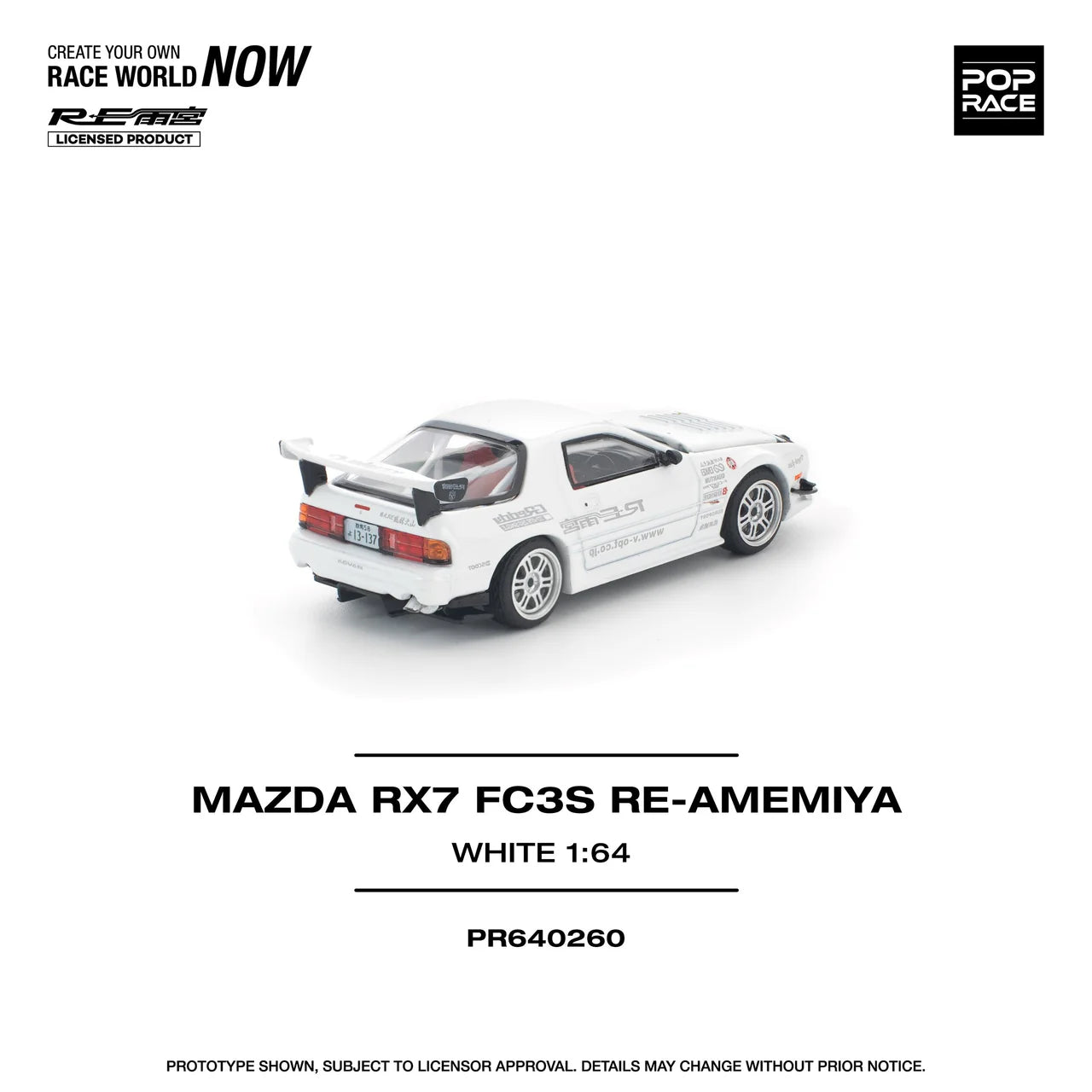 Mazda RX-7 FD3S RE-AMIMEYA Pop Race 1:64