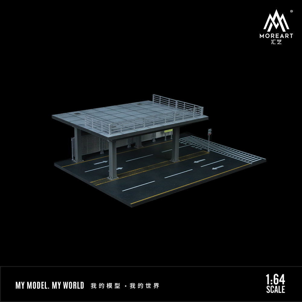 Three Dimensional Steel Frame Platform Assembly Scene - MoreArt 1:64