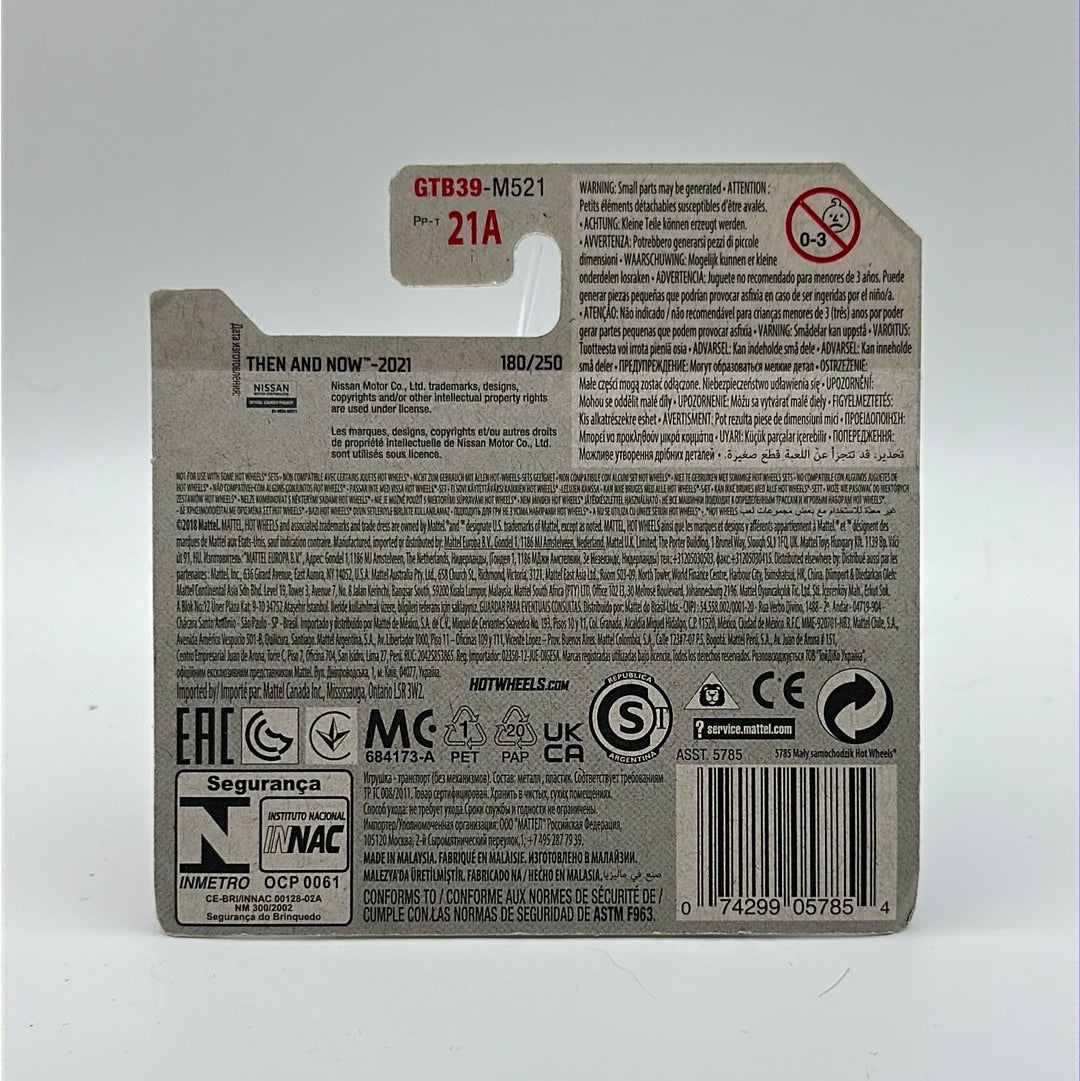 Nissan Skyline 2000 GT-R Then and Now 9/10 Hotwheels Mainline *Short Card