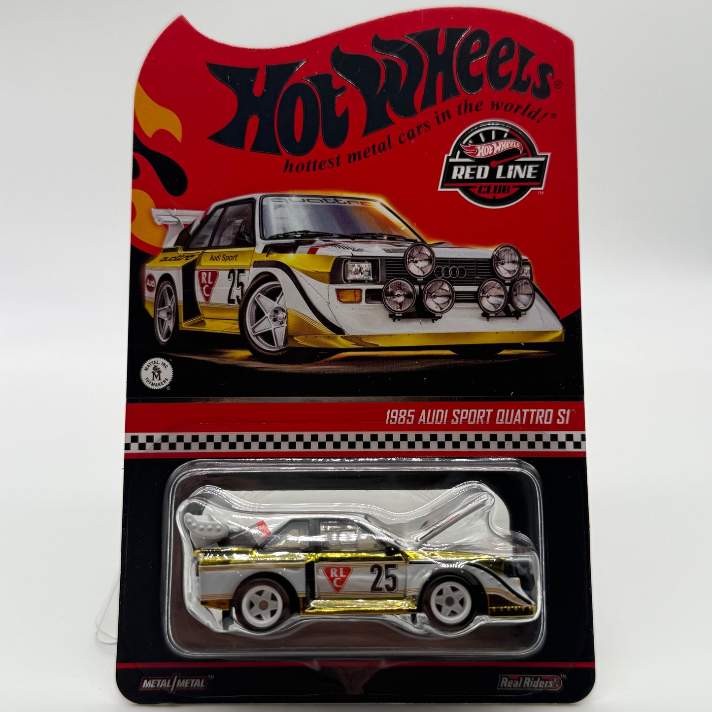 1985 Audi Sport Quattro S1 - RLC Red Line Club Hotwheels 2025