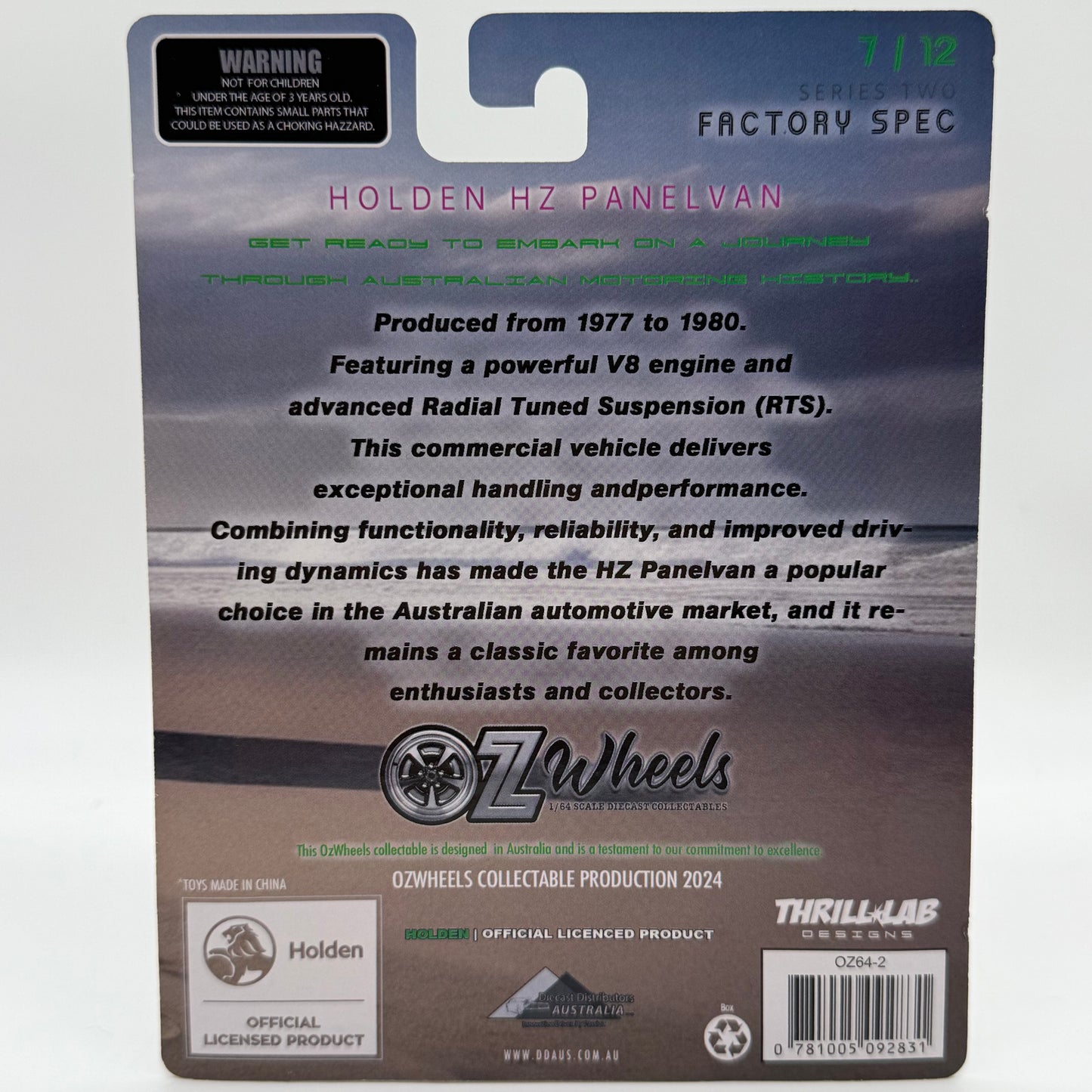 Holden HZ Panel Van - Series 2 Factory Spec OZWHEELS Slammed Edition