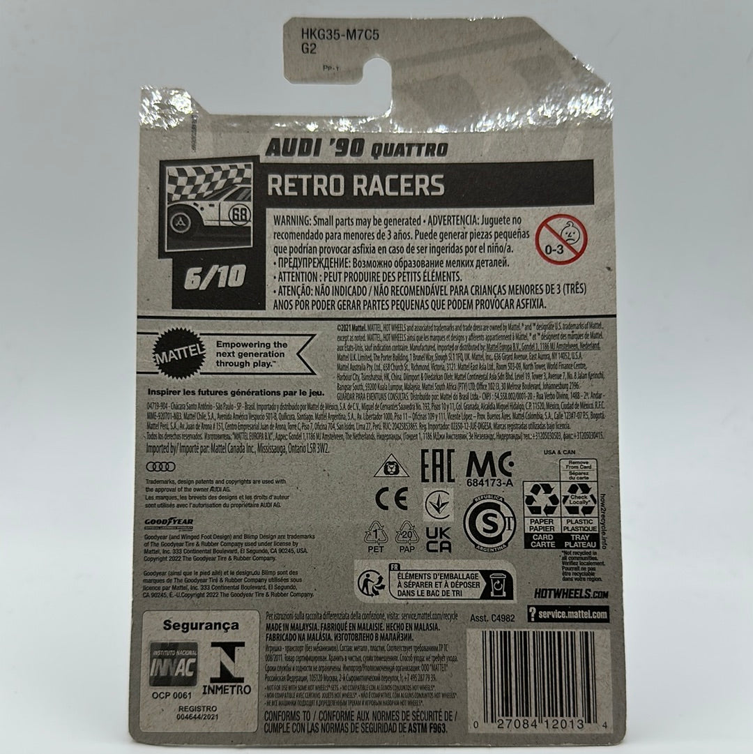 Audi ‘90 Quattro - Retro Racers 6/10 Hotwheels Mainline 77/250 check condition