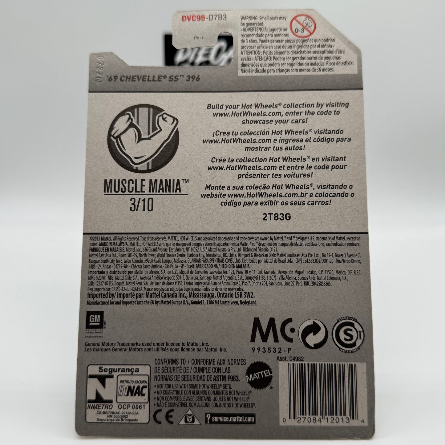 ‘69 Chevelle SS 396 *STH* Super Treasure Hunt - Muscle Mania 3/10 Hotwheels Mainline