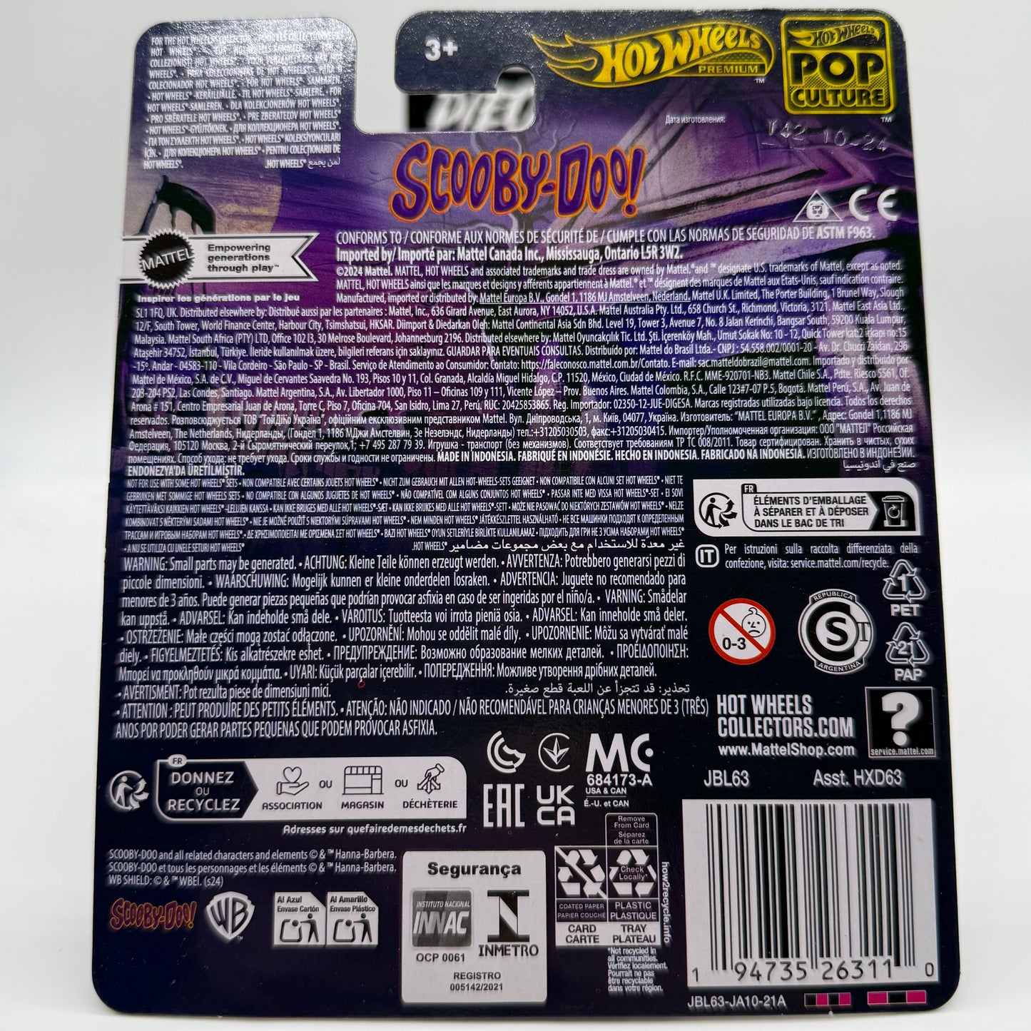 The Mystery Machine SCOOBY-DOO Hotwheels Premium Pop Culture