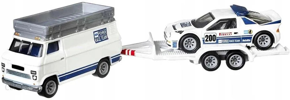 Hotwheels Premium Team Transport #33 - Ford RS200 / Rally Van