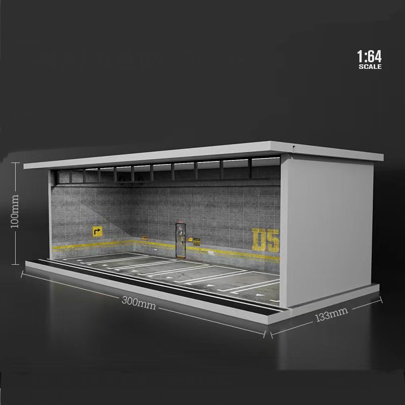 D5 Underground Level Diorama with LED Lights & Perspex Cover Morearts 1:64