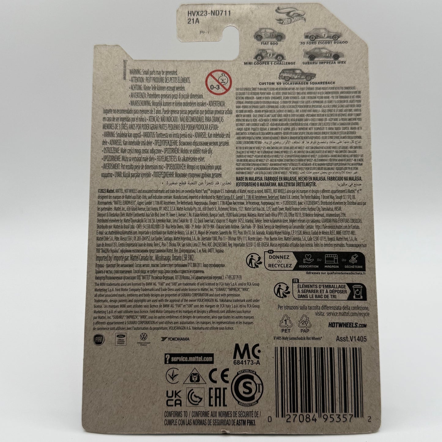 Subaru Impreza WRX 4/5 Themed Set 2022 Hotwheels Mainline