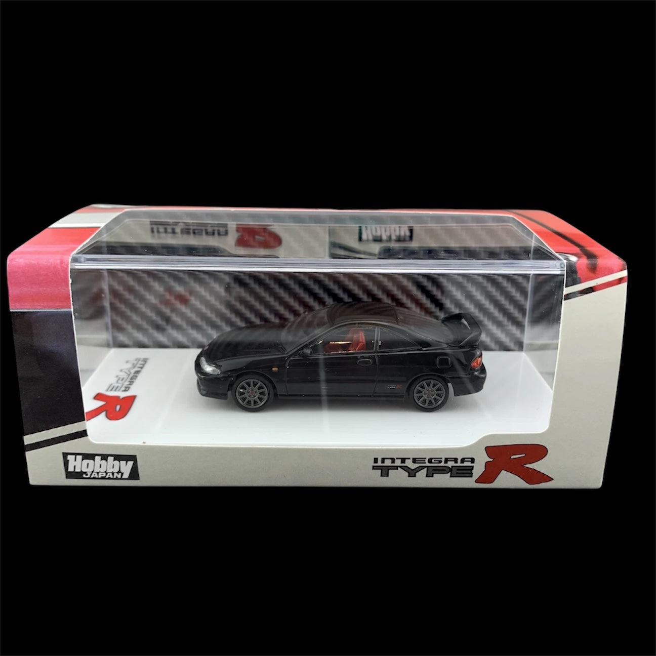Honda Integra Type R (DC2) 1998 Starlight Black Pearl Hobby Japan 1:64