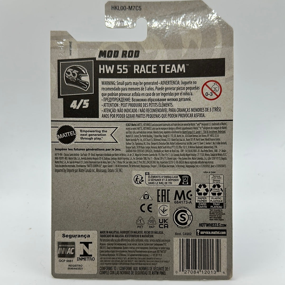 Mod Rod *TH* Treasure Hunt HW 55 Race Team 4/5 Hotwheels Mainline 111/250