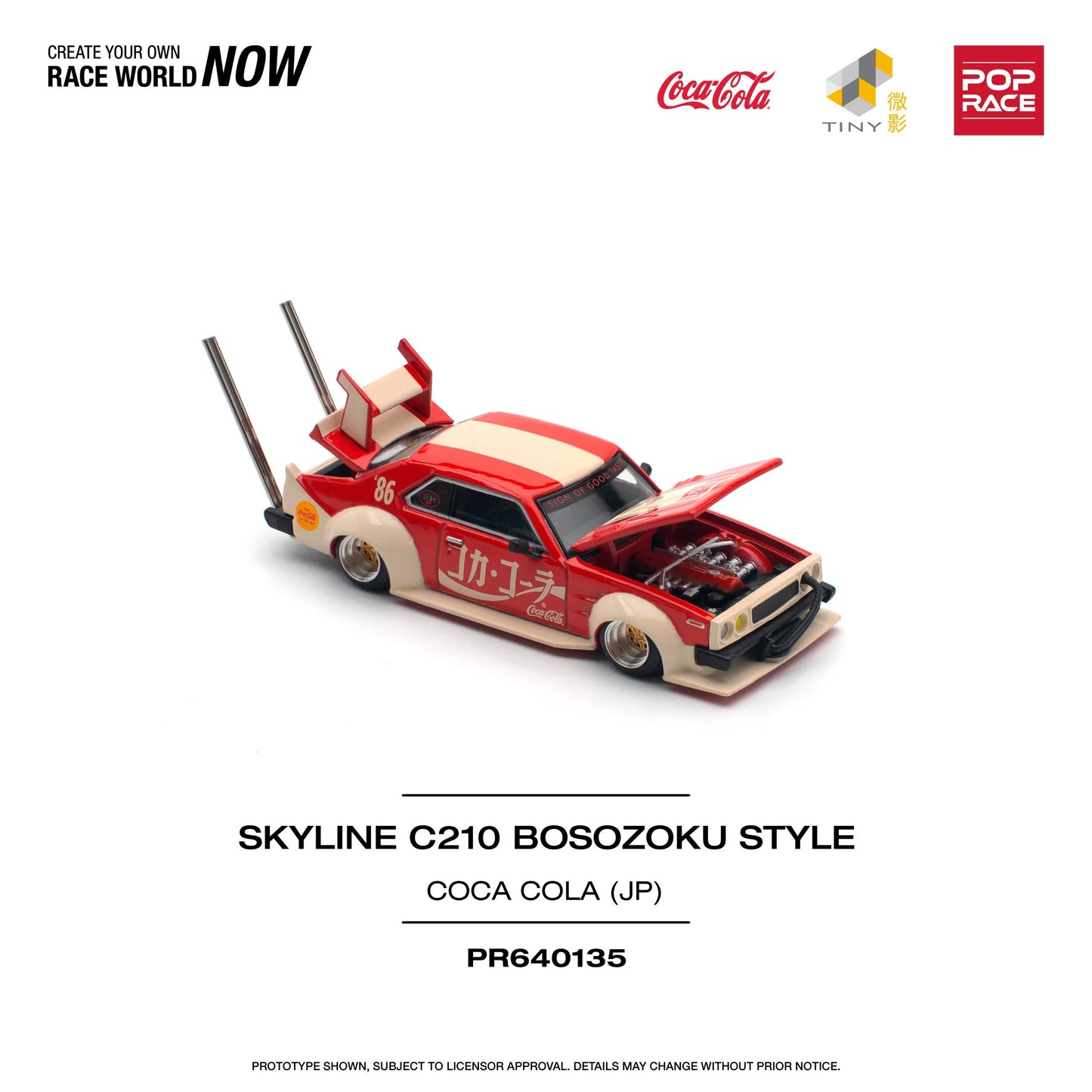Nissan Skyline C210 Kaido Racer (Bosozoku Style) – Coca Cola Japan – POP RACE