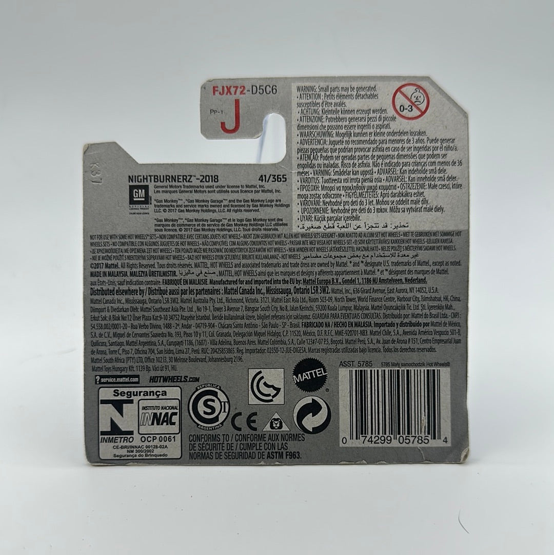 ‘68 Corvette Gas Monkey NightBurnerz 9/10 Hotwheels Mainline *Soft Corners*