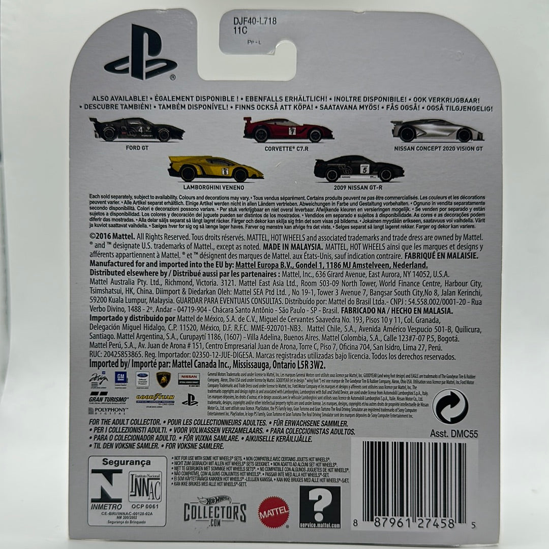 2009 Nissan GT-R Black - Gran Turismo 5/5 Hotwheels Premium 2016 Release