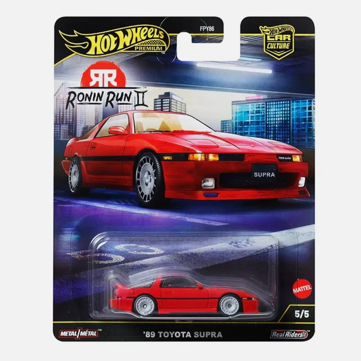 RONIN RUN II Complete set 1-5 HOT WHEELS CAR CULTURE