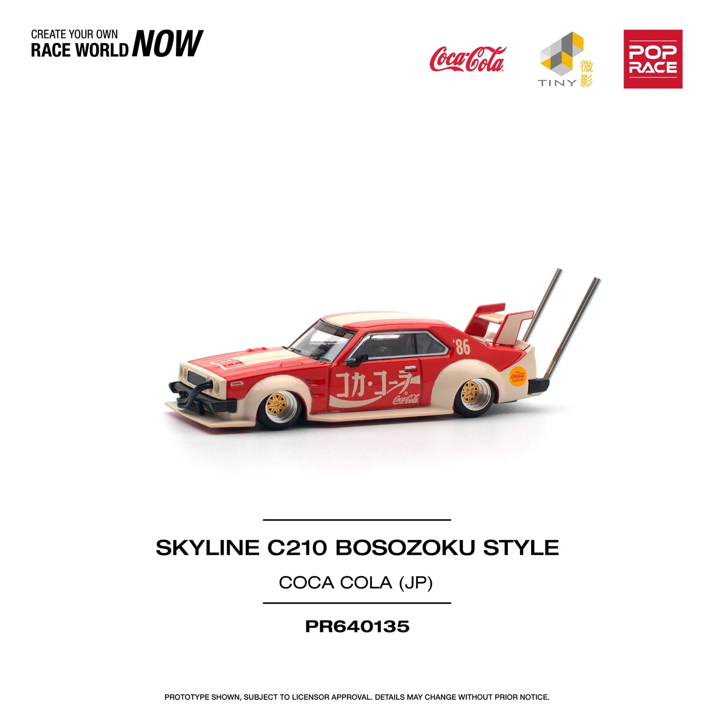 Nissan Skyline C210 Kaido Racer (Bosozoku Style) – Coca Cola Japan – POP RACE