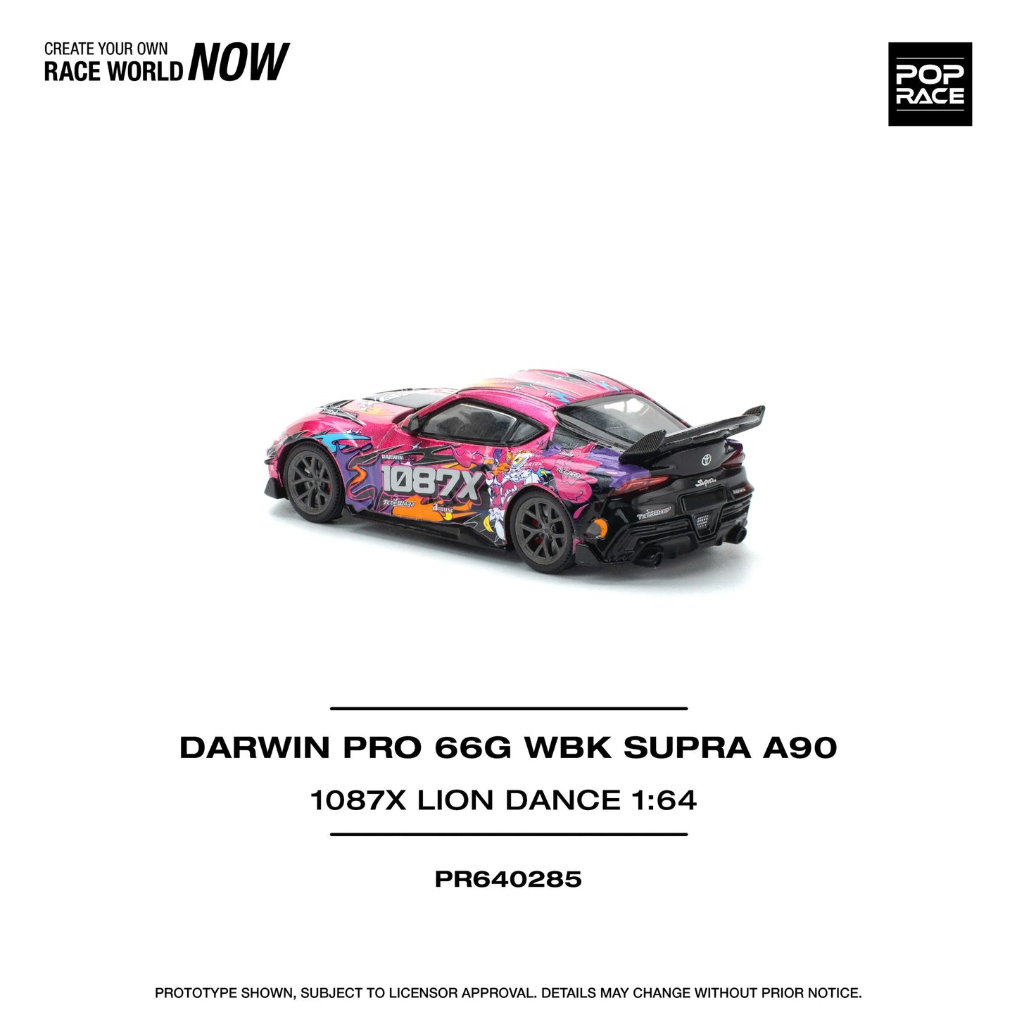 Toyota Supra Darwin Pro 66G 1087X Lion Dance POP RACE 1:64