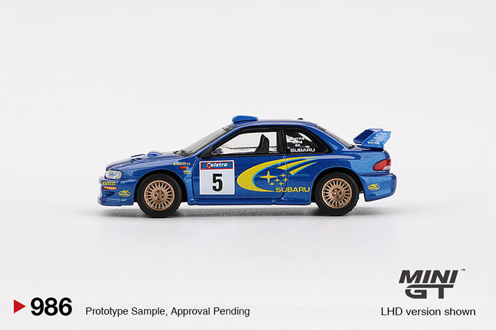 Subaru Impreza WRC99 - #5, Richard Burns / Robert Reid - Winner, 1999 Rally Australia - Australia Market Exclusive Mini gt