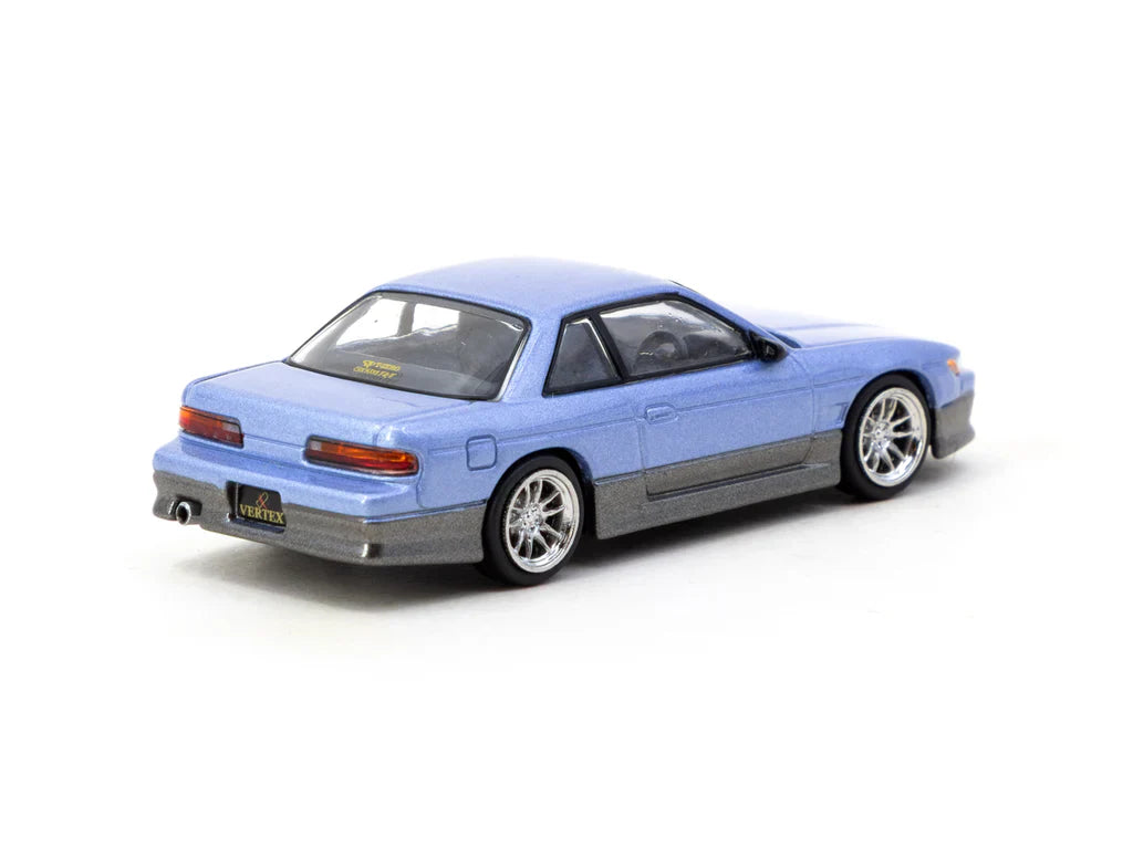 NISSAN S13 SILVIA VERTEX BLUE/GREY TARMAC WORKS 1:64