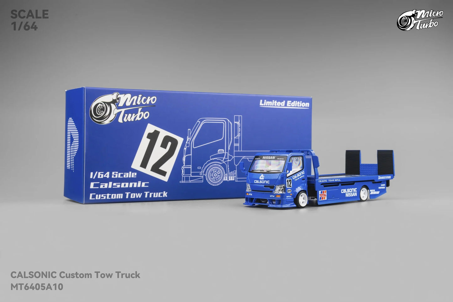 Microturbo - 1/64 Custom Tow Truck - Calsonic