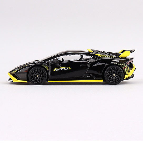 LAMBORGHINI HURACÁN STO NERO NOCTIS MINI GT 1:64