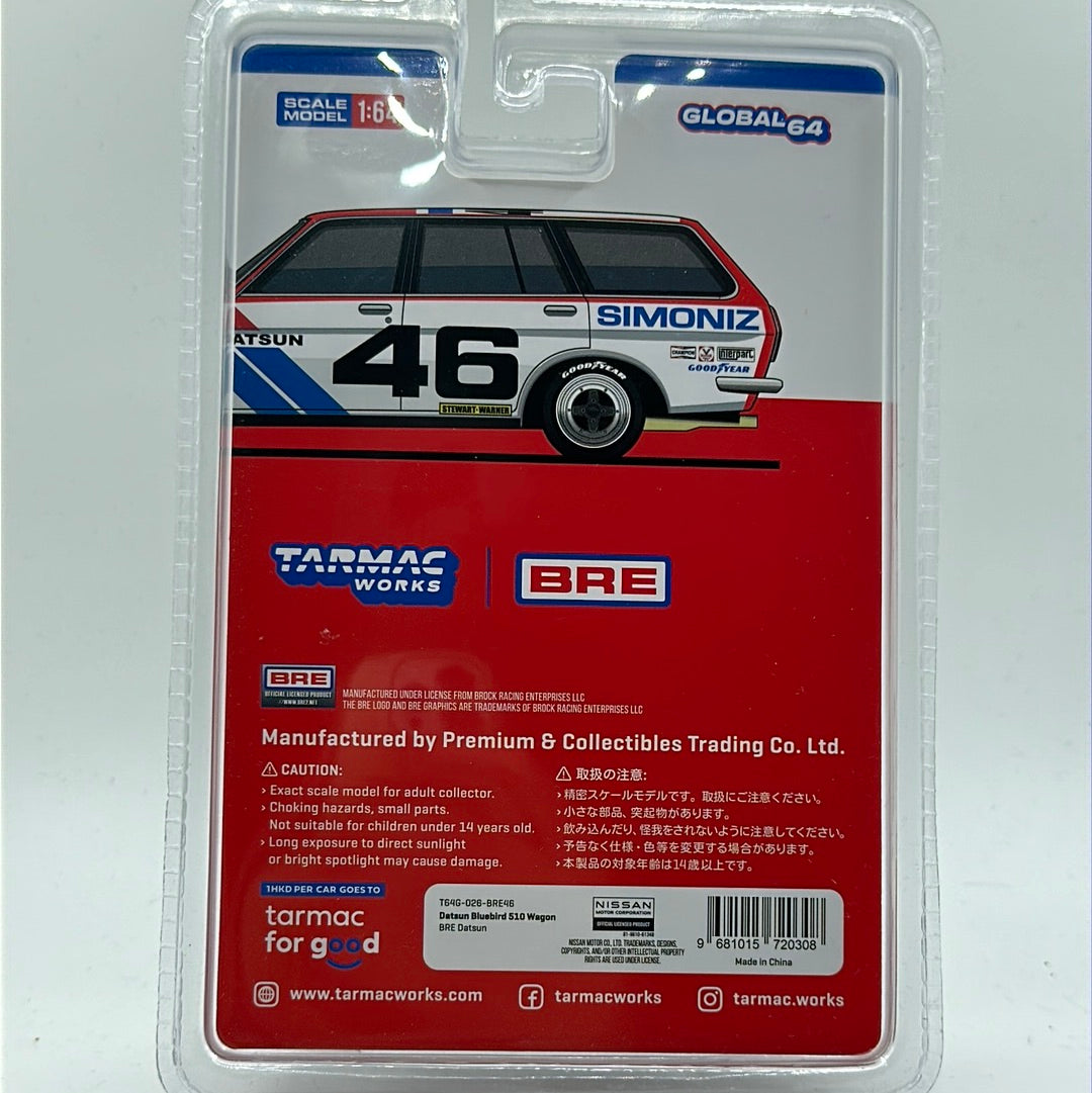 Datsun Bluebird 510 Wagon *CHASE* Raw BRE Datsun Tarmac Works Global 64