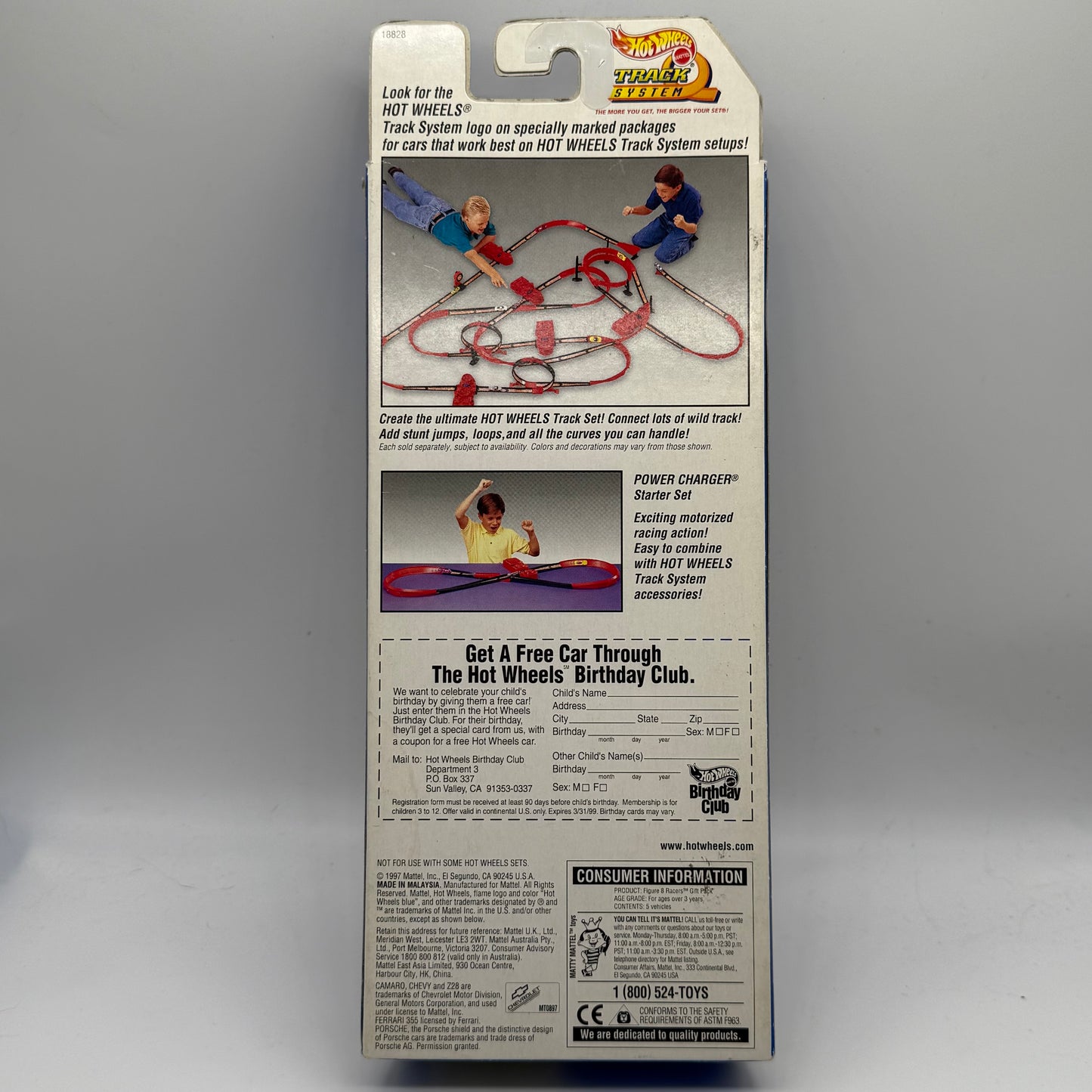Figure 8 Racers Gift Pack - 1997 5 Pack Hotwheels