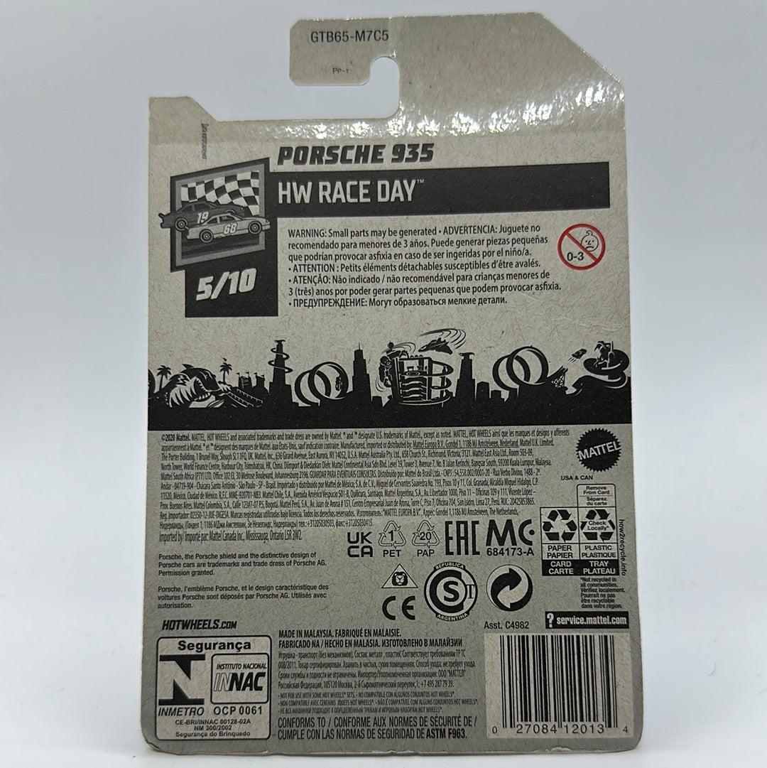 Porsche 935 Magnus Walker - HW Race Day 5/10 Hotwheels Mainline 58/250