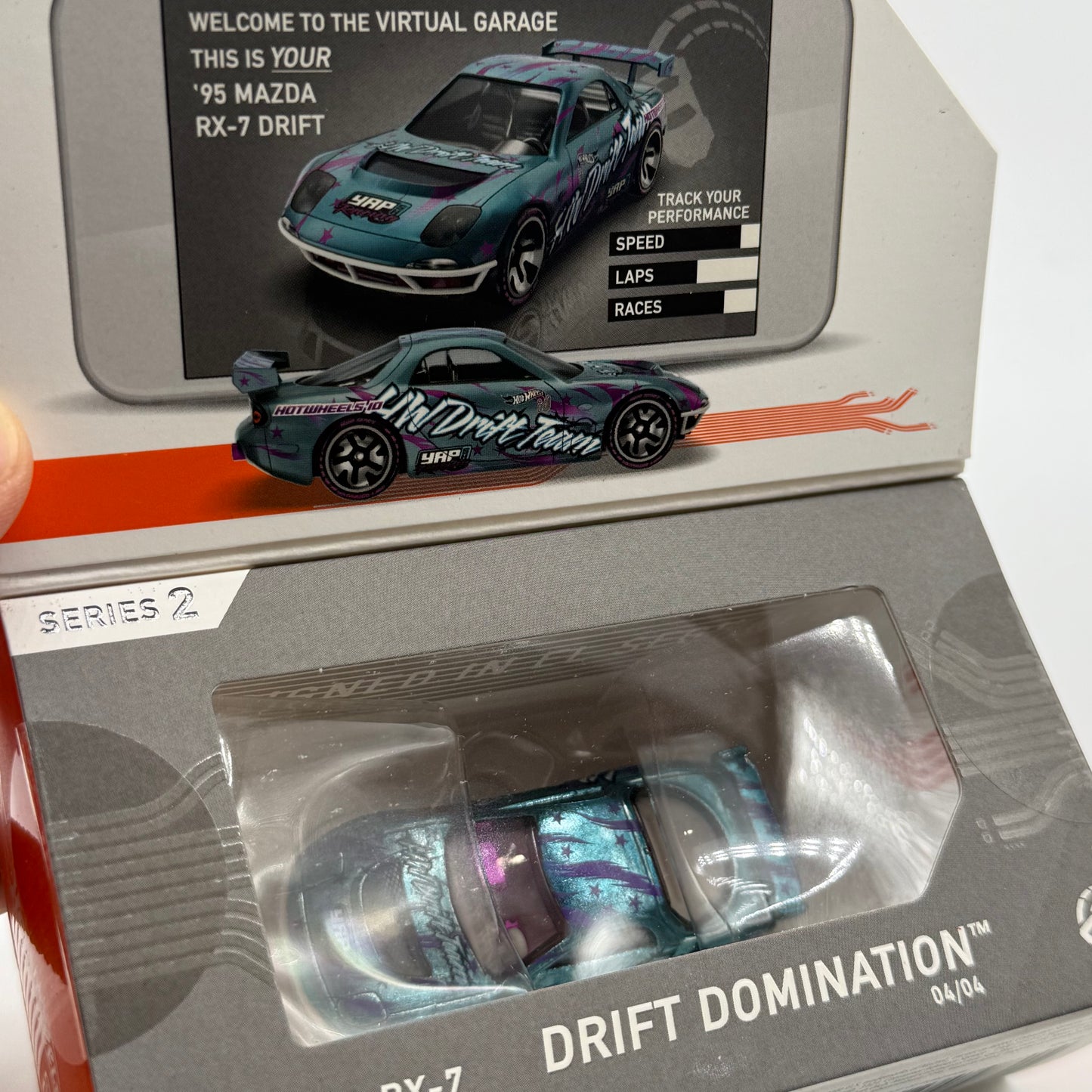 ‘95 Mazda RX7 Drift - Series 2 Hotwheels ID (Uniquely Identifiable Vehicles) *LIMITED RUN*