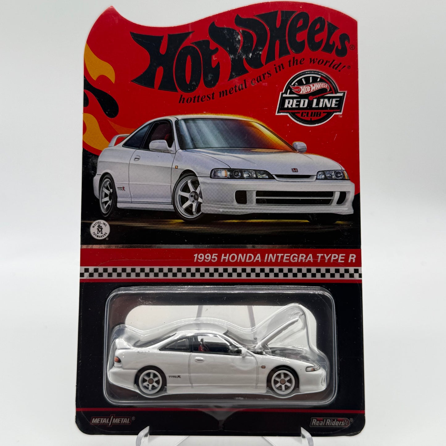 1995 Honda Integra Type R White - RLC Red Line Club Hotwheels