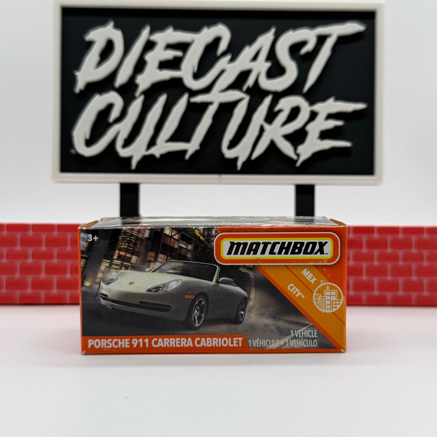 Porsche 911 Carrera Cabriolet - Matchbox MBX City