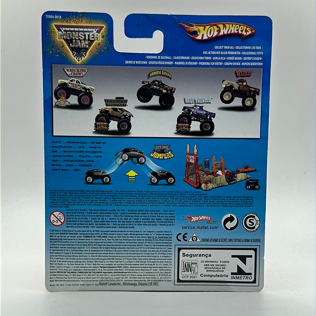 Blue Thunder - Mud Trucks 18/75 FLAG SERIES Hotwheels Monster Jam 2009 Release